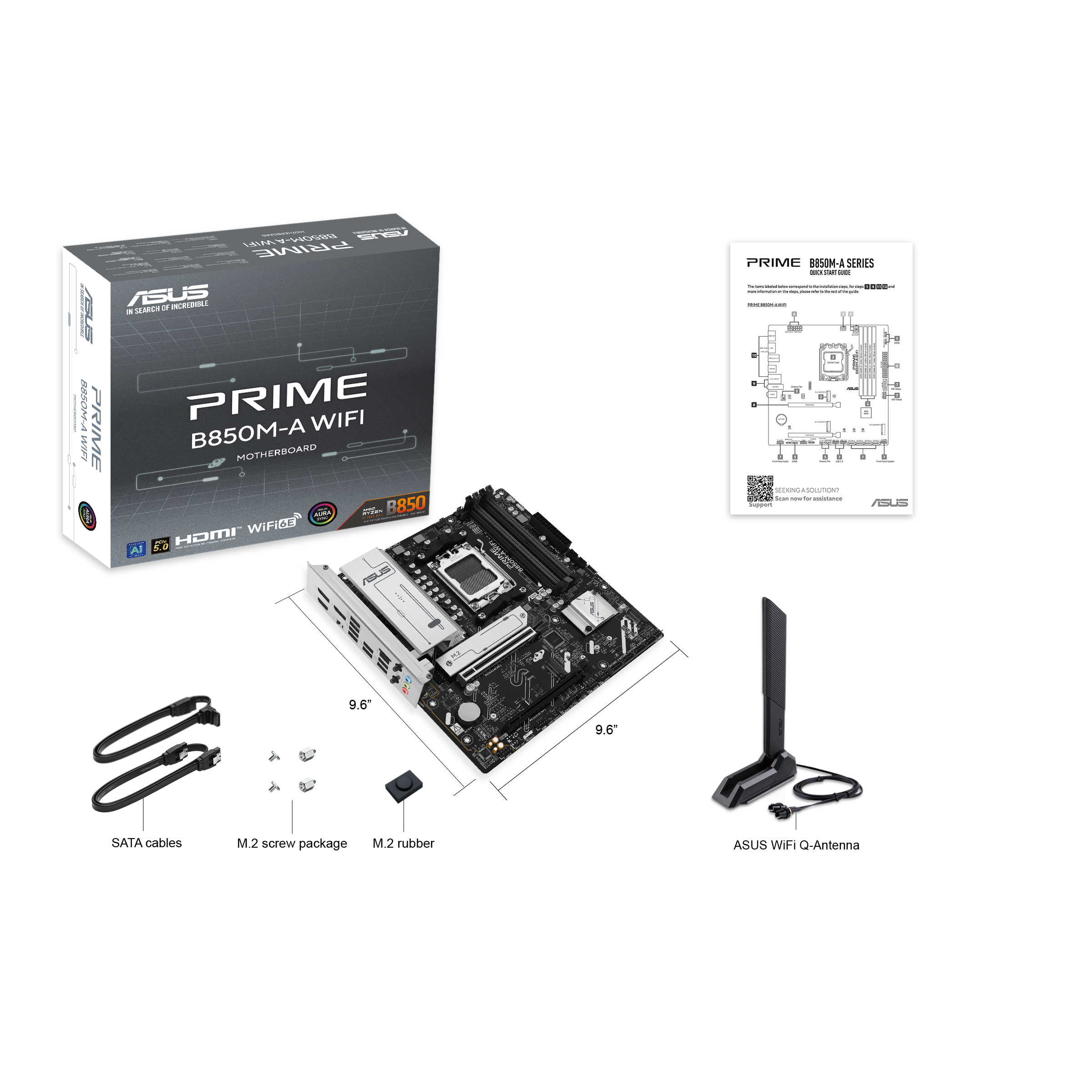 Материнская плата ASUS PRIME B850M-A WIFI